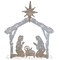 Northlight 44&#x22; LED Lighted Holy Family Nativity Scene Outdoor Christmas Decoration